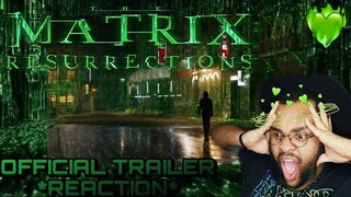 (😎Blue Pill?!💙) The Matrix Resurrections Trailer Reaction✨💚