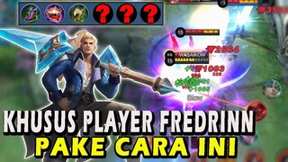 CARA MAIN FREDRINN TERBARU❗TRIK PAKE HERO FREDRINN❗GAMEPLAY FREDRINN JUNGLER-MOBILE LEGENDS #mlbb