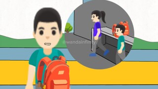 Naik kereta | Animasi flipaclip menggunakan emoji