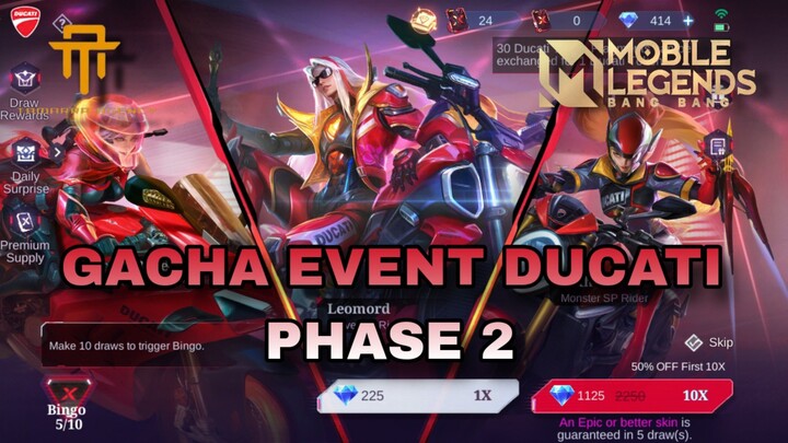 [TA] ADU HOKI GACHA EVENT DUCATI|| KALIAN DAPAT APA AJA???