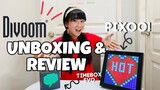 Divoom Timebox-evo & Pixoo UNBOXING & REVIEW!! (Super Cool Gadgets!!!) | Lady Pipay