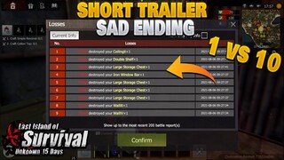 Short Ending 1 vs 10 Online Raid Defense Last Island of Survival | Last Day Rules Survival