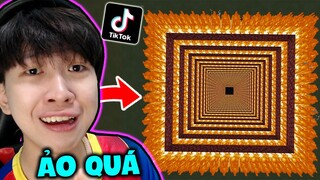 Vinh Mù Mắt Khi Xây Ảo Giác Này 😎 - VINH THỬ NGHIỆM CÁC VIDEO TIKTOK MINECRAFT TRIỆU VIEW (Phần 22)