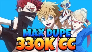 FULLY MAX DUPED 330K CC MONO BLUE TEAM MAKES ME GO INSANE IN EVENT ARENA! | Black Clover Mobile