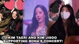 Kim Taeri and Jisoo attended WJSN's concert to support Bona despite for their busy schedule!