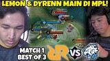 INI DIA ADU GENGSI EVOS VS RRQ!! LEMON + DYRAN MAIN VS ROSTER BARU DARI EVOS MATCH 1!!