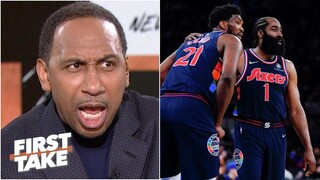 "Embiid-Harden duo looks SCARY!!!" - Stephen A. says 76ers will unstoppable in NBA league