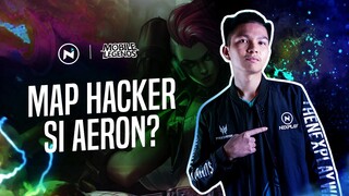 MAP HACKER SI AERON? (A3RON Mobile Legends Full Gameplay)