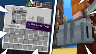 How to Obtain the 3D Maneuver Gear in Minecraft (Bedrock)