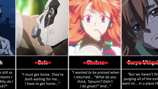 Last Words of Akame ga Kill Characters (Anime SPOILER)