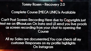 Tommy Rosen  course  - Recovery 2.0 download