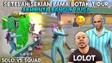 SI BOTAK LOLOT IS BACK?! BARU BANGUN TIDUR LANGSUNG SOLO VS SQUAD AUTO LOLOT🤣 - FREE FIRE INDONESIA