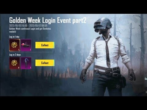 New Event Today Get Free 15 Donkatsu Medal | Get Legend Set | Golden Week Login Event part2 PUBG Kr