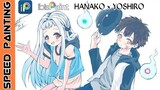 Hanako-kun × Yoshiro anime digital speed painting [ ibis paint x ]