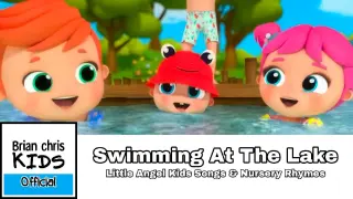 Swimming At The Lake | Little Angel Kids Songs & Nursery Rhymes