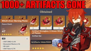 1000+ Artifact Crimson Witch Strongbox - Genshin Impact