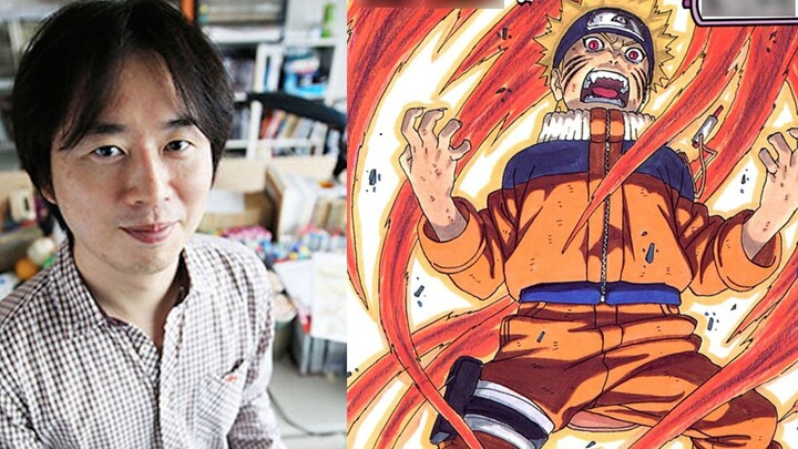 Bapak komik ninja era baru, Masashi Kishimoto (tengah)