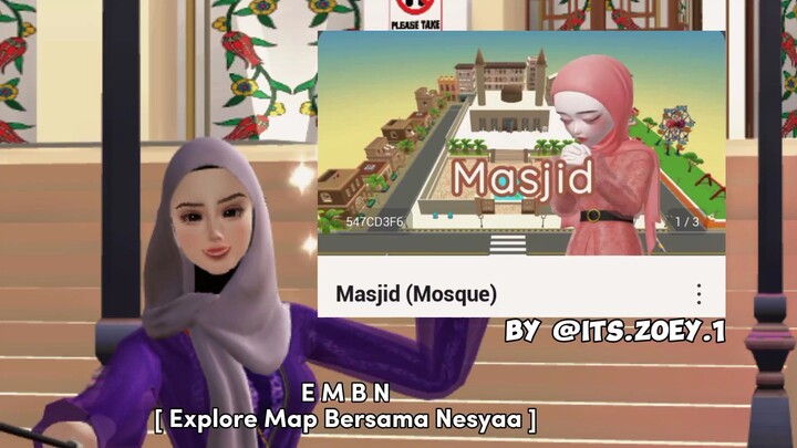 EXPLORE MASJID DI MAP ZEPETO 🤗