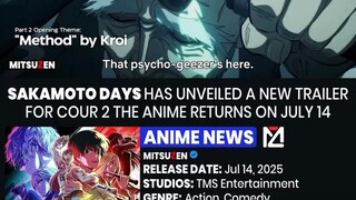 SAKAMOTO DAYS new TRAILER