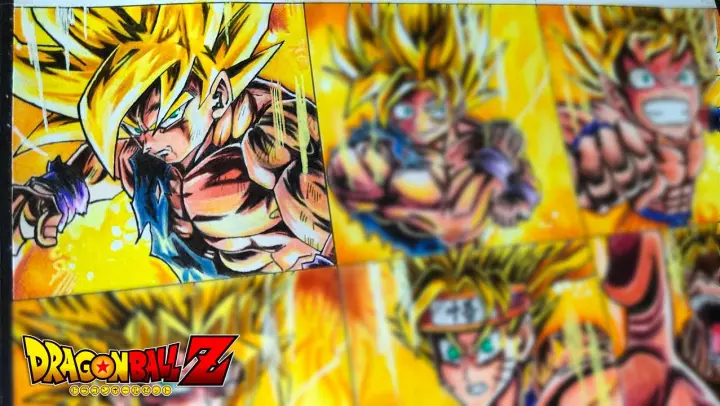 Drawing Goku SSJ in Different Anime Styles | Dragon Ball Z | diArt