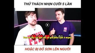 Thử thách nhịn cười hoặc bị đổ sơn lên người part 3 | #giaitri