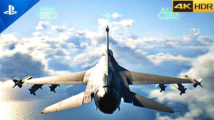 (PS5) ACE COMBAT 7 Gameplay | Ultra High Realistic Graphics [4K HDR]