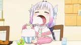 This Cute Dragon Eats Everything Kanna Cute Moments Thicc Anime