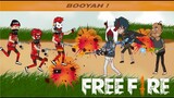 Animasi Free Fire Lucu#Lawan Squad Merah Sok Jago Bang Budl 01 Gaming Boyah#