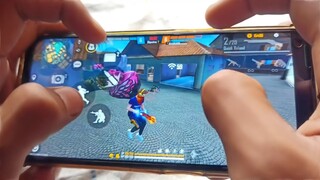 Realme narzo 20 pro free fire gameplay test 4 finger claw handcam m1887 onetap headshot 90HZ display