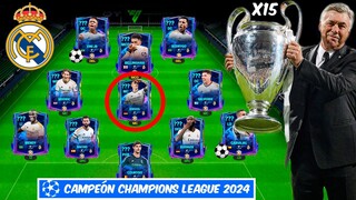 🏆 Creamos & Usamos al REAL MADRID CAMPEON de la CHAMPIONS LEAGUE 2024 en FC Mobile | Frank