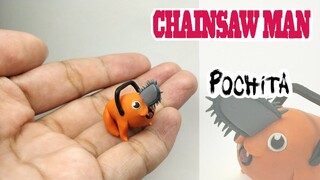 Pochita - Chainsaw Man - Polymer Clay Tutorial 😈😈😈