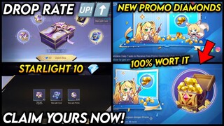 NEW PROMO DIAMOND EVENT + DRAW STARLIGHT 10 DIAMONDS (LUCKY CHEST JULY)! - MLBB