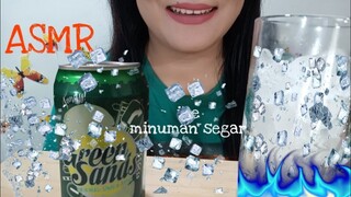 ASMR MINUMAN SEGAR GREEN SANDS | DEW ASMR MUKBANG INDONESIA | EATING SOUNDS