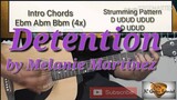 Detention - Melanie Martinez Guitar Chords /GuitarTutorial /StrummingPattern /Cover