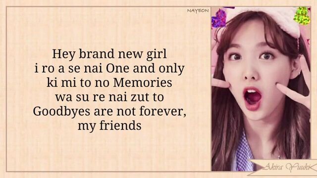 brand new girl|twice