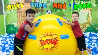 Quậy Tung Nhà Bóng Khổng Lồ ♥ Minh Khoa TV