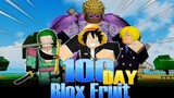 จะรอดมั้ย! ผจญภัยในโลกขอโจรสลัด 100วัน (Blox Fruit)
