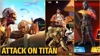 Attack On Titan In Free Fire ( REVIEW Full Quà Sự Kiện Attack On Titan ) - Đồ Huyền Thoại Trở Lại