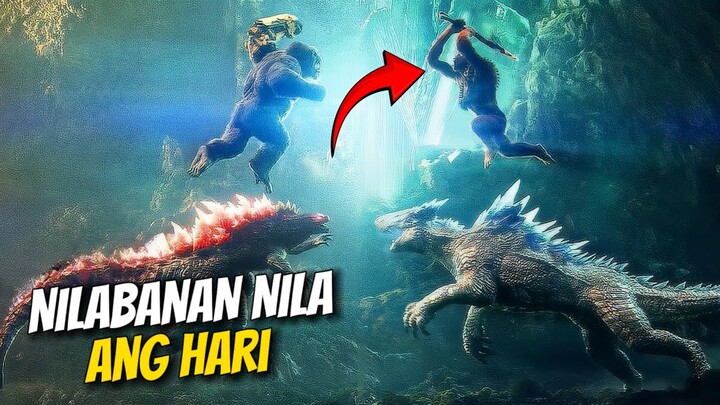 Nagsanib Pwersa Si Godzilla At Kong Para Talunin Ang Hari | Godzilla X Kong Movie Recap Tagalog