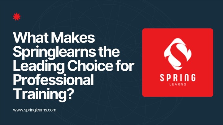 What Makes Springlearns the Leading Choice for Professional Training?