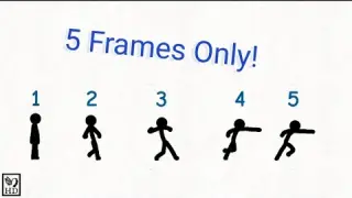 Punch Tutorial in 5 Frames! (Stickman Animation 2021)