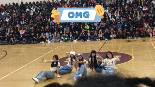 Kpop cover at American high school multicultural festival???