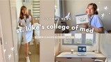 st lukes’s med vlog: hybrid classes ft. my condo living era 😗✨ (philippines)