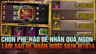 Free Fire | Vấn Đề Nhận Skin Súng M1014 Chế Tác Mới Vĩnh Viễn, Chọn Phe Nào Để Nhận Quà Ngon Nhất