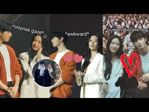 Cha EunWoo PUBLICLY SHOWS SWEET GESTURE towards Moon Ga-Young during one event.