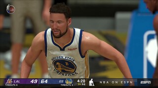 NBA2K21 LOS ANGELES LAKERS VS GOLDEN STATE WARRIORS I Full Game Highlights I October 19, 2021