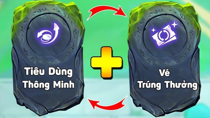 VÉ TRÚNG THƯỞNG TIÊU DÙNG THÔNG MINH COMBO LÕI KIM CƯƠNG HỦY DIỆT CẢ VÁN ĐẤU 1.2