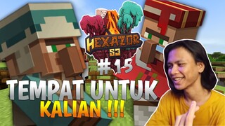 RUMAH-RUMAH UNTUK PARA VILLAGER TINGGAL +BREEDING !!!🤗Hexazor SMP S3 #15