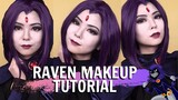 TRANSFORM WITH ME – Raven Cosplay Makeup Tutorial (Teen Titans)