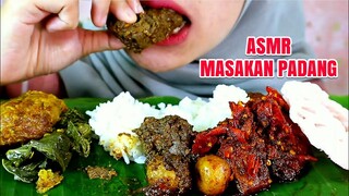 ASMR DENDENG BALADO RENDANG HATI SAPI MASAKAN PADANG | ULUL ASMR MUKBANG INDONESIA